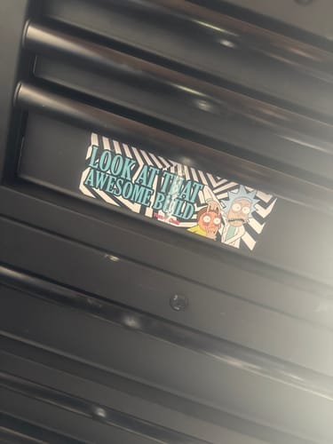 Customer photo review of R&M AWESOME BUILD SLAP STICKER