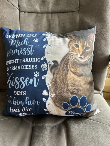 Customer photo review of Seelentröster - Individuelles Kissen