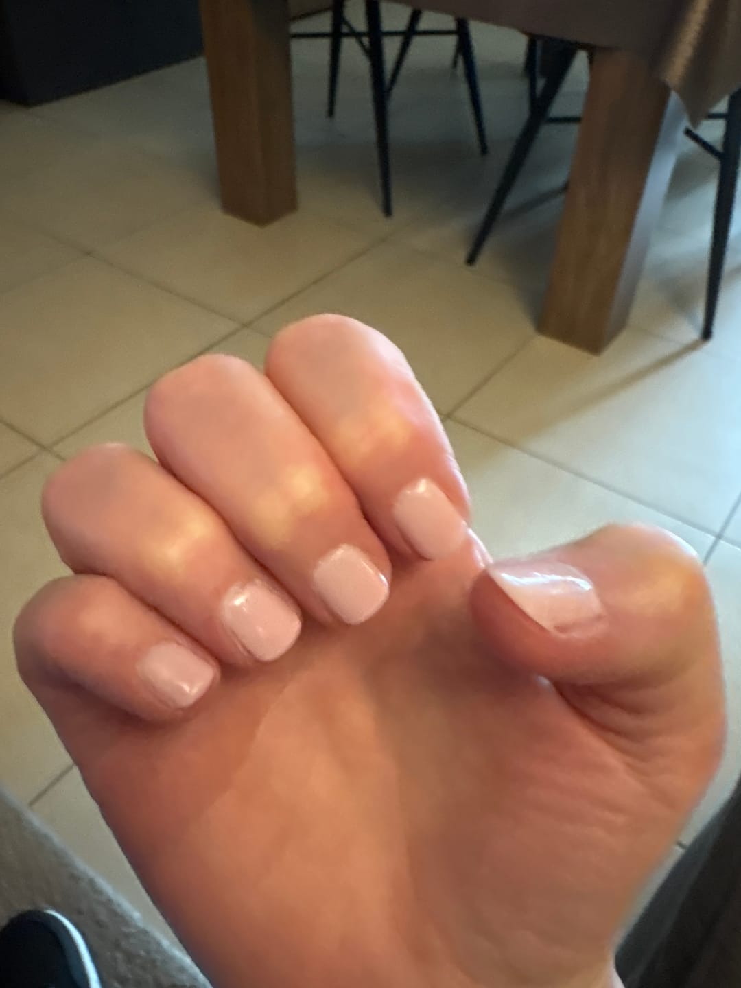 Customer photo review of Latte Dipping Powder