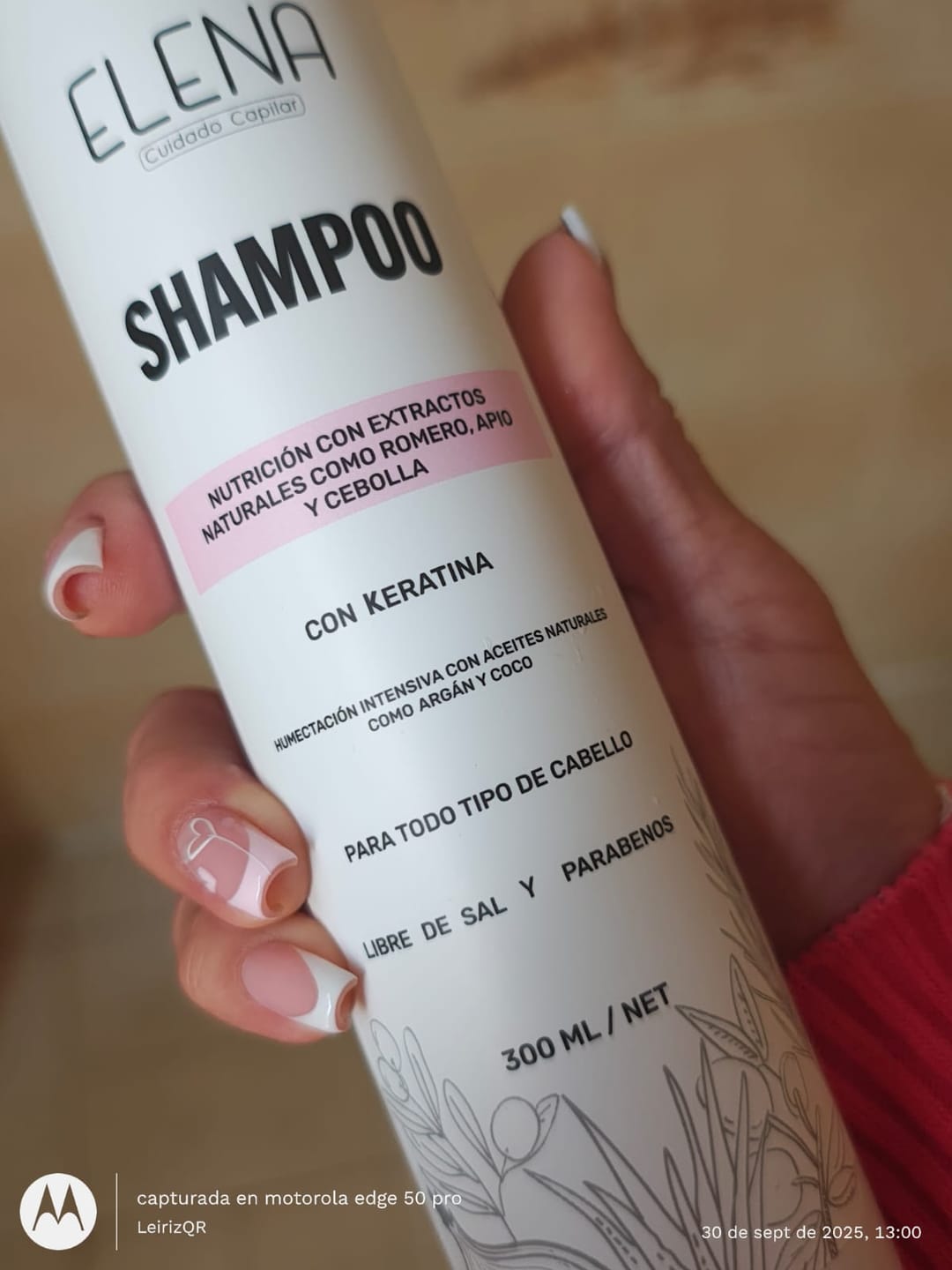 Customer photo review of 🔥 Caja Rosa de Reconstrucción Capilar y Anti-Frizz