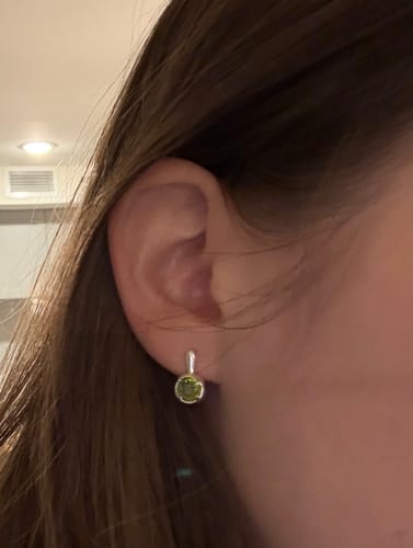 Customer photo review of The Clement Earrings