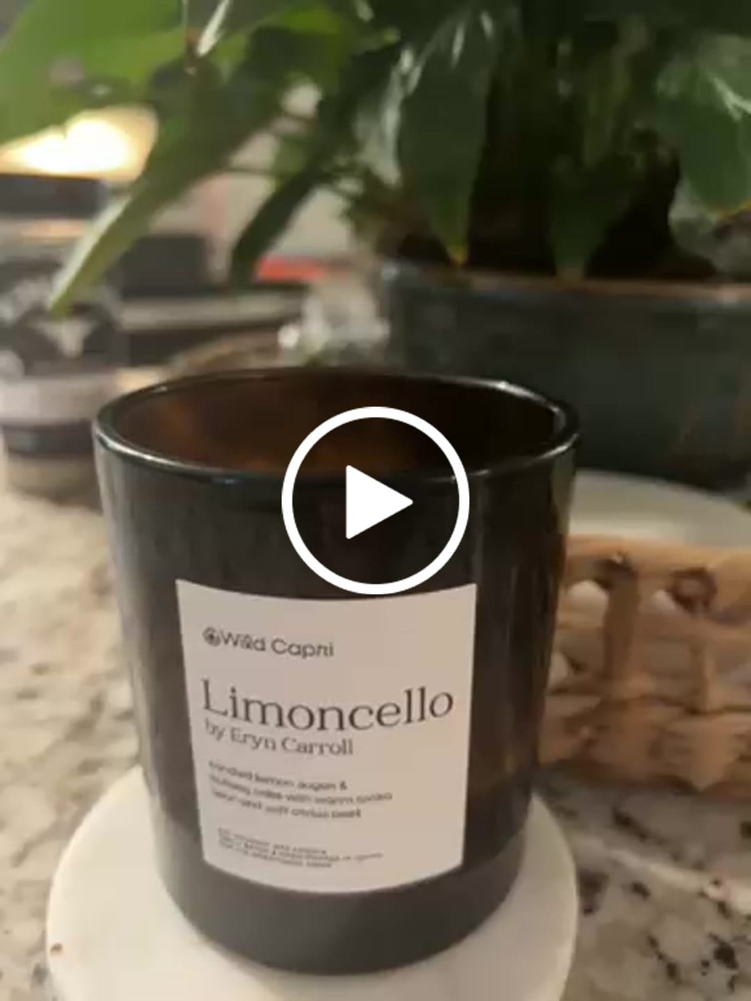 Customer video review of Capri Candle