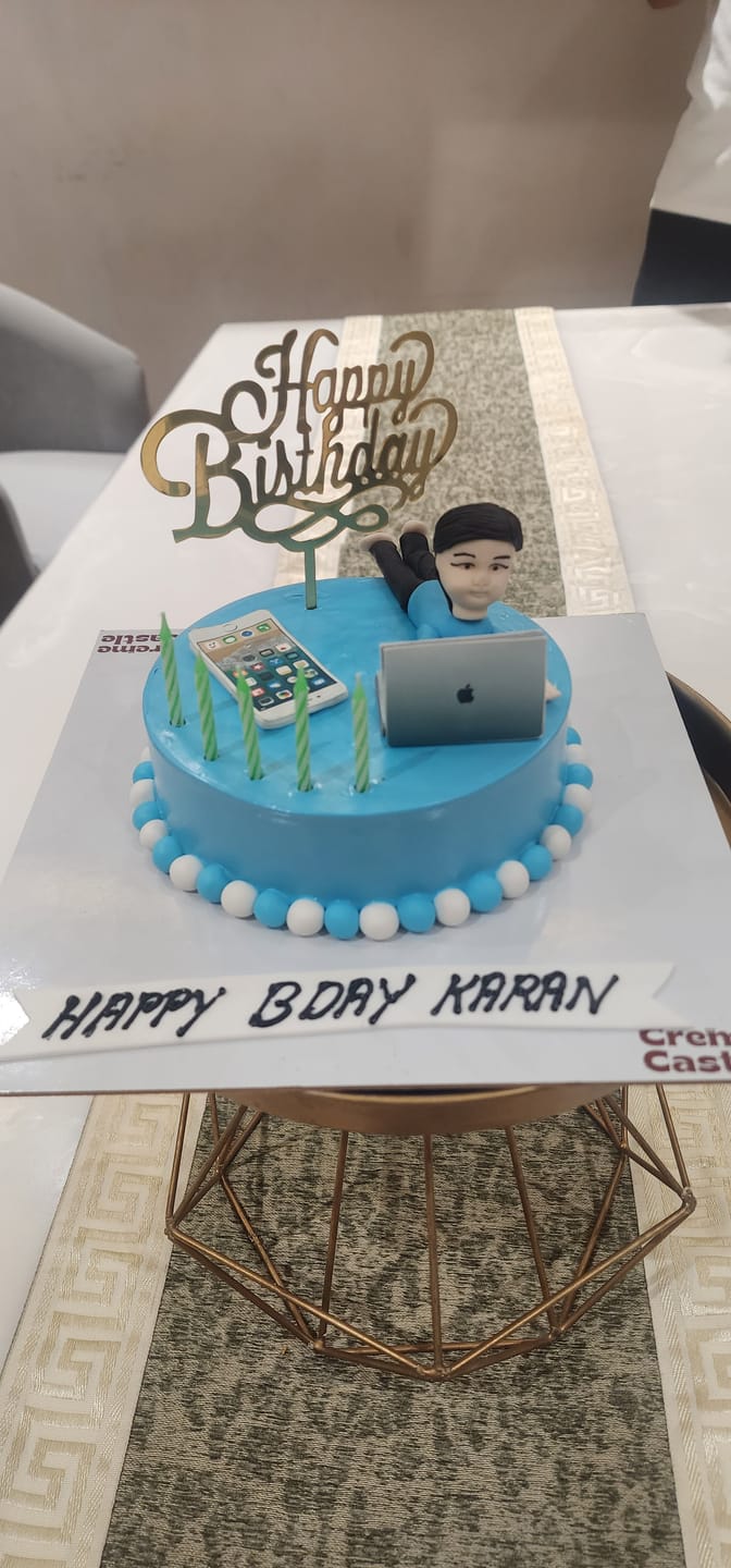 Customer photo review of Cake for a workaholic