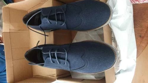 Customer photo review of Derby - Ultra Comfortable Shoes