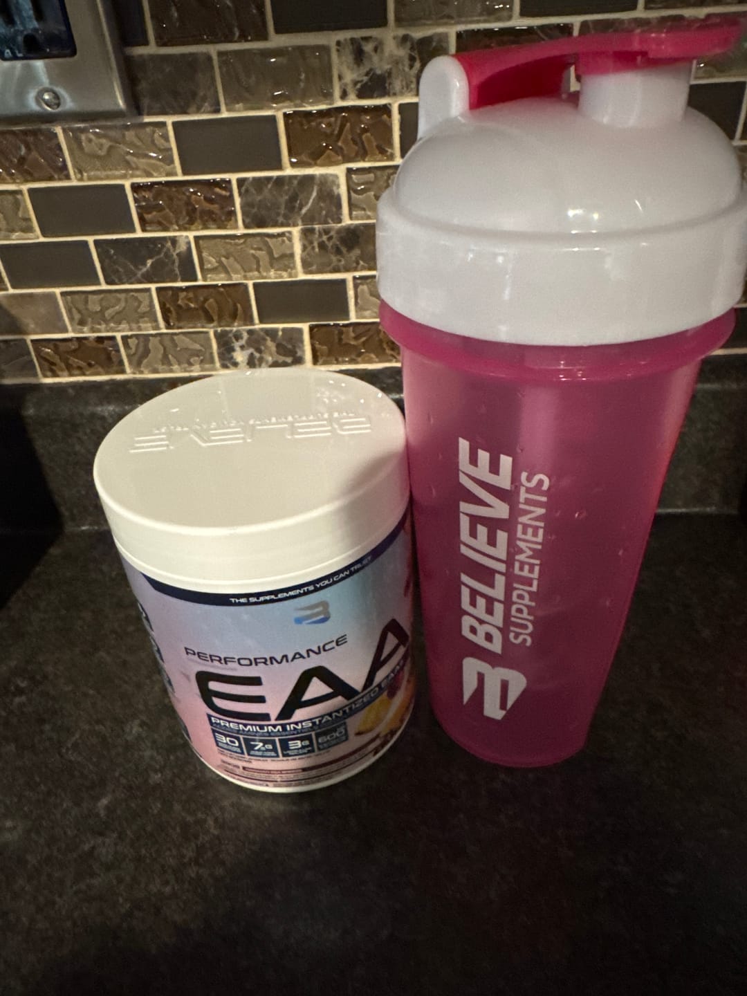 Customer photo review of Believe Shaker