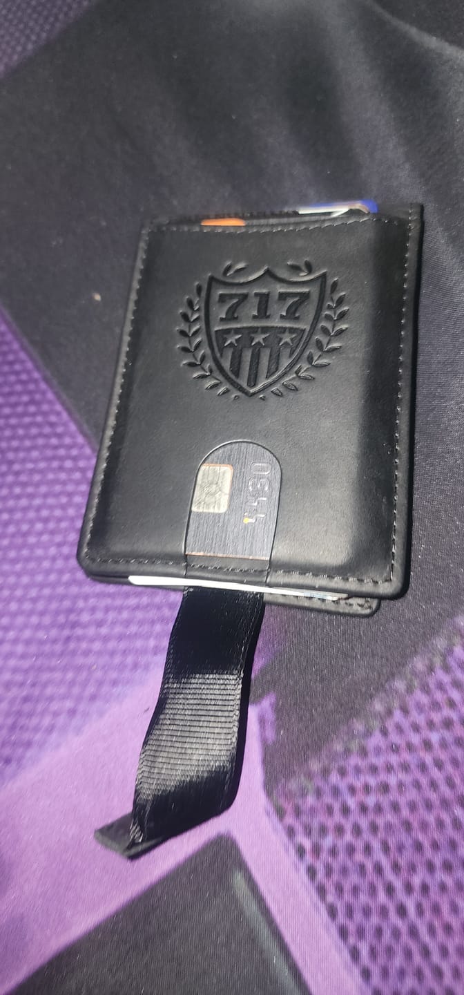 Customer photo review of 717 Leather Wallet