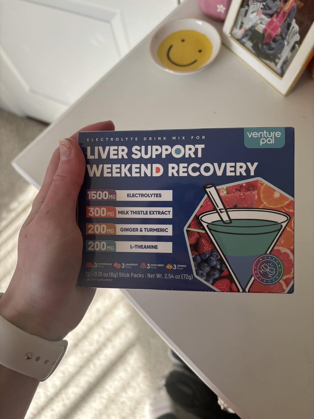 Customer photo review of Liver Support Sugar Free Electrolyte Powder Packets - Variety- 16 Sticks