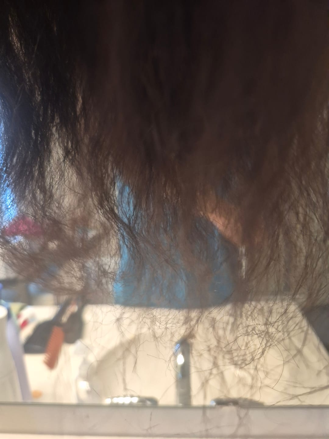 Customer photo review of Jada - Virgin Cambodian Hair - Kinky Straight - InvisiRoot Thin-Part Wig™️