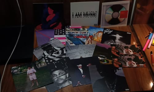 Customer photo review of PLAYLIST - ALBUM COVER PRINTS - CUSTOM WALL COLLAGE POSTERS