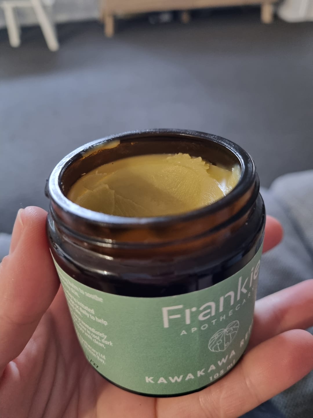 Customer photo review of Kawakawa Repair Balm - Winner, Best SOS/Healing Balm 2024