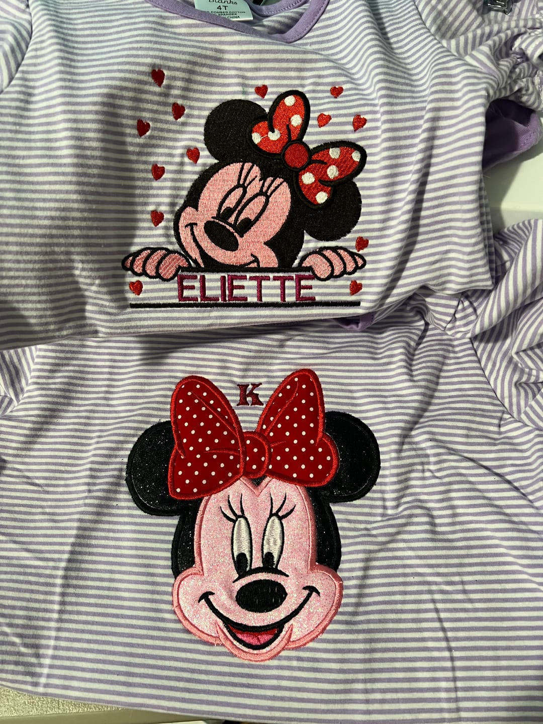 Customer photo review of Ruffle Stripe Short Sleeve Shirt