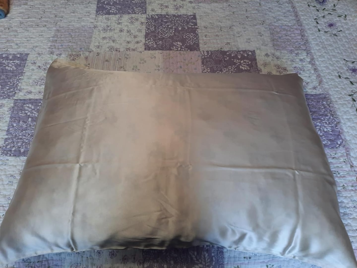 Customer photo review of Silke Pudebetræk (60x63 cm) - Skånsomt betræk godt for hud og hår