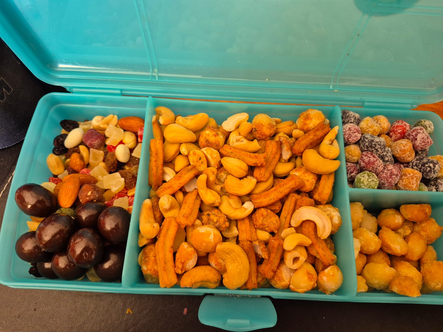 Customer photo review of Honey Roasted Macadamias