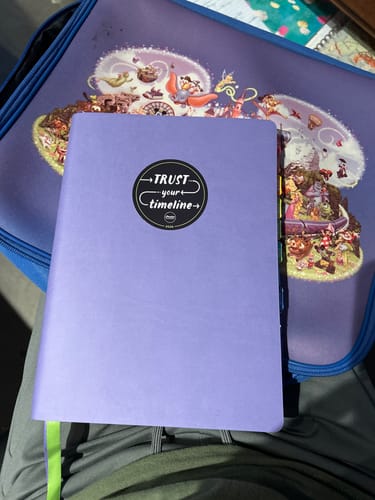 Customer photo review of Weekly 2026 Planner - Periwinkle