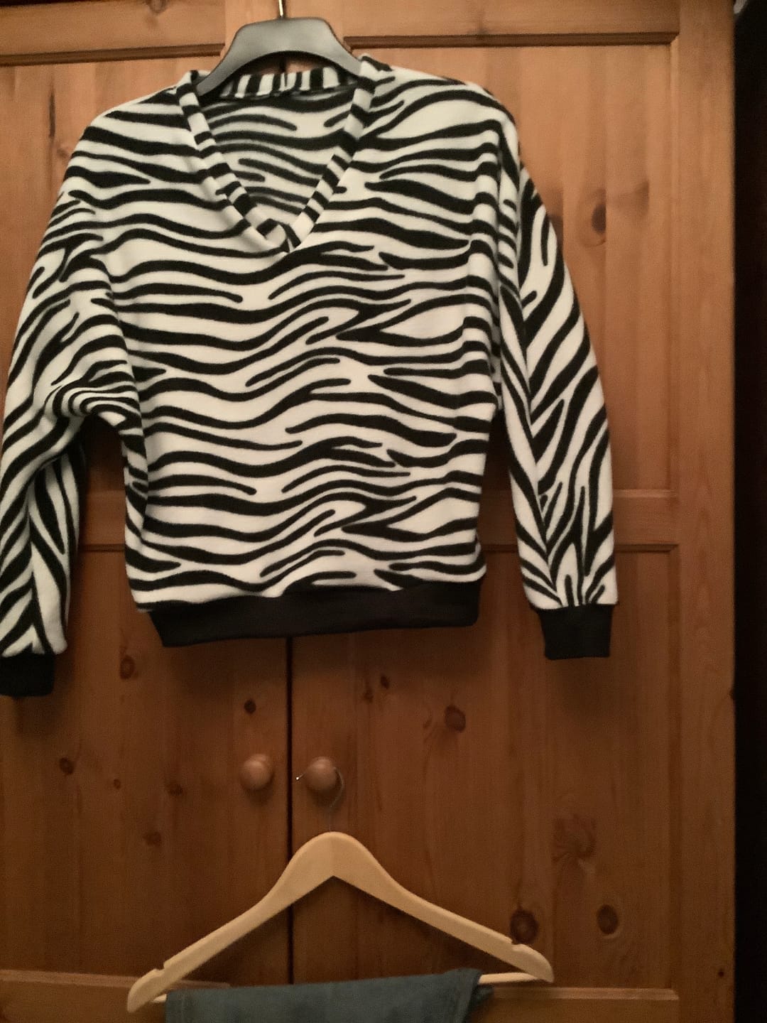 Customer photo review of Zebra Anti Pill Polar Fleece Fabric