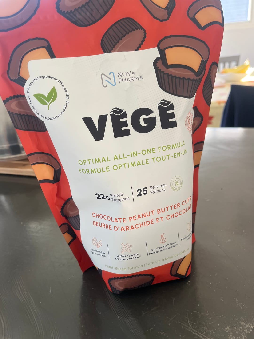 Customer photo review of Nova Pharma - Mélange de Protéines Végétales Complètes 725g