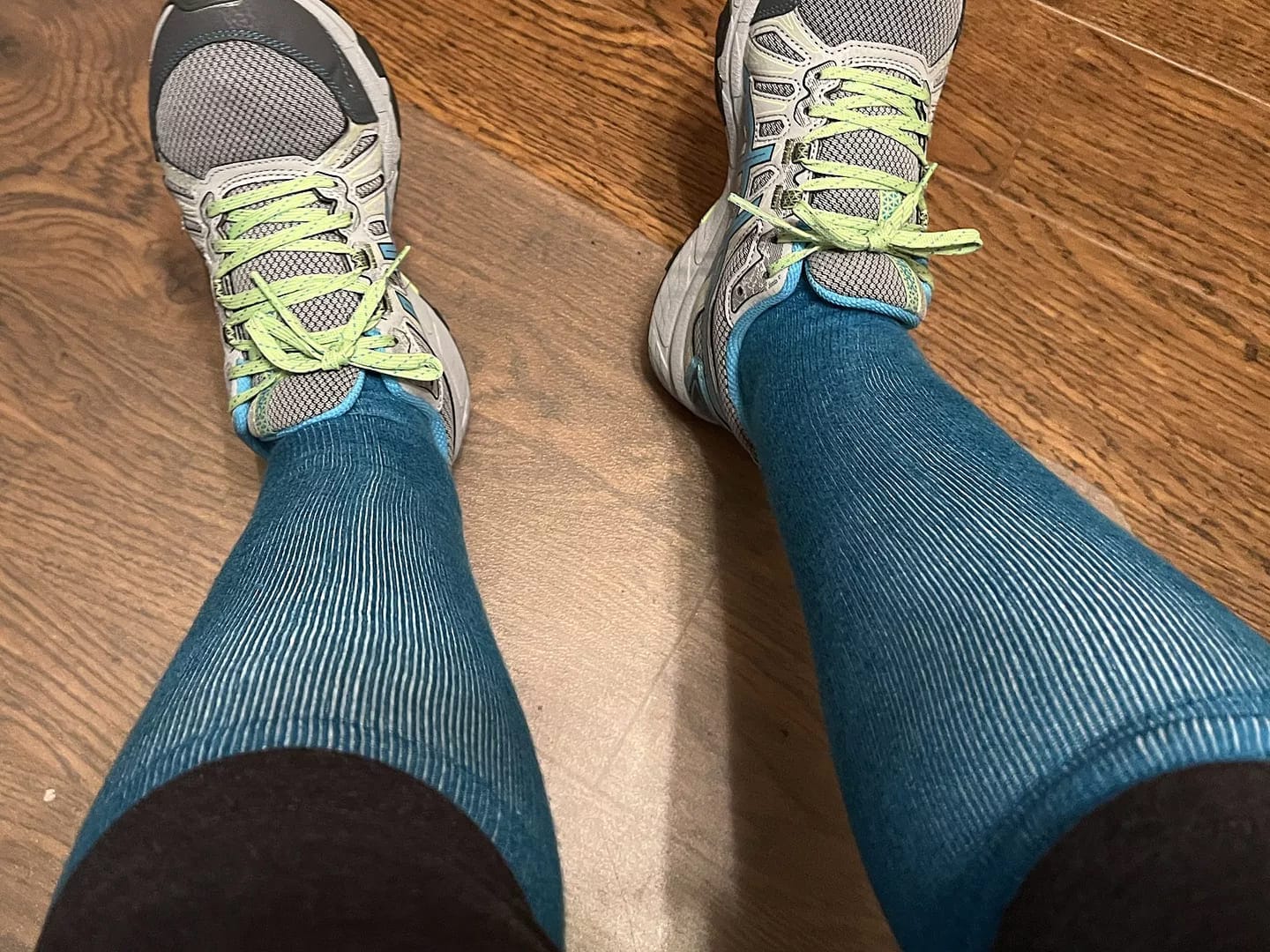 Customer photo review of Compression Socks - Cloud Slides