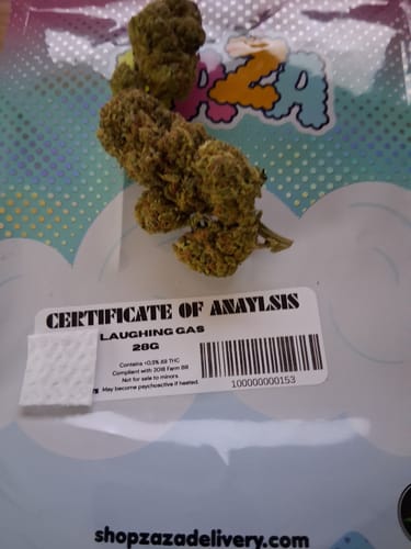 Customer photo review of Laughing Gas - 28 Grams - Indica