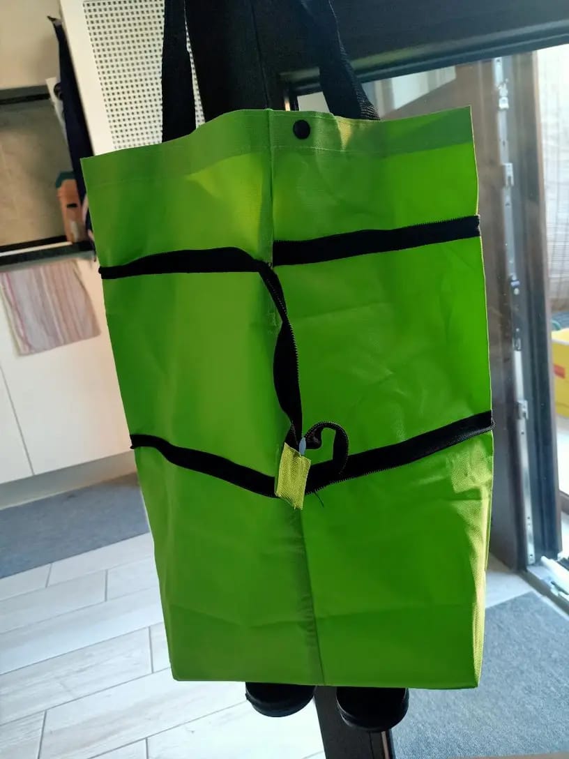 Customer photo review of Ceger kolica za kupovinu sa točkićima