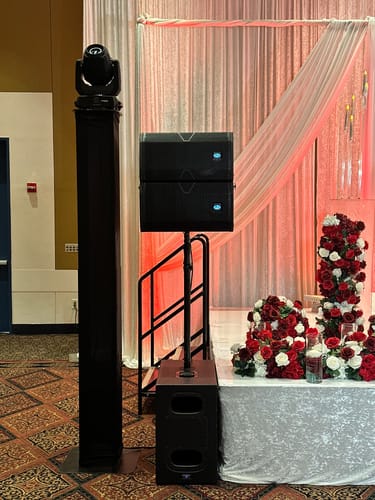 Customer photo review of DAS Audio VANTEC-20A Active 2-Way Powered Curved Source Array Subwoofer Black - 12 Inch