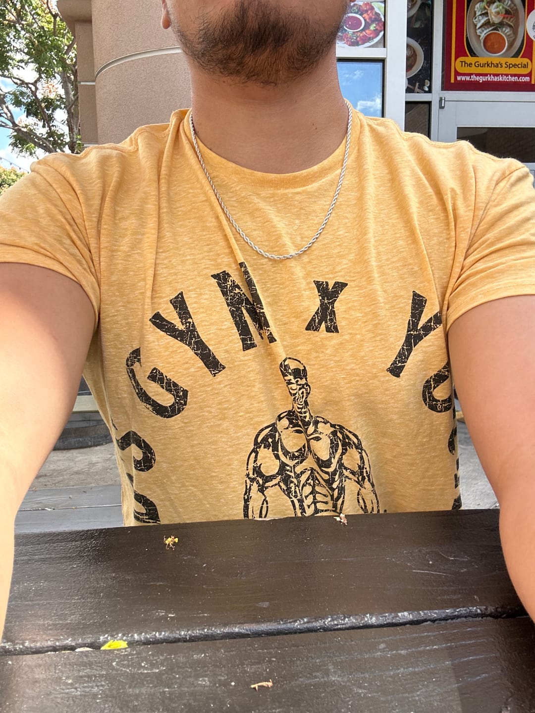 Customer photo review of 4206 - Gold's Gym Heather Tees