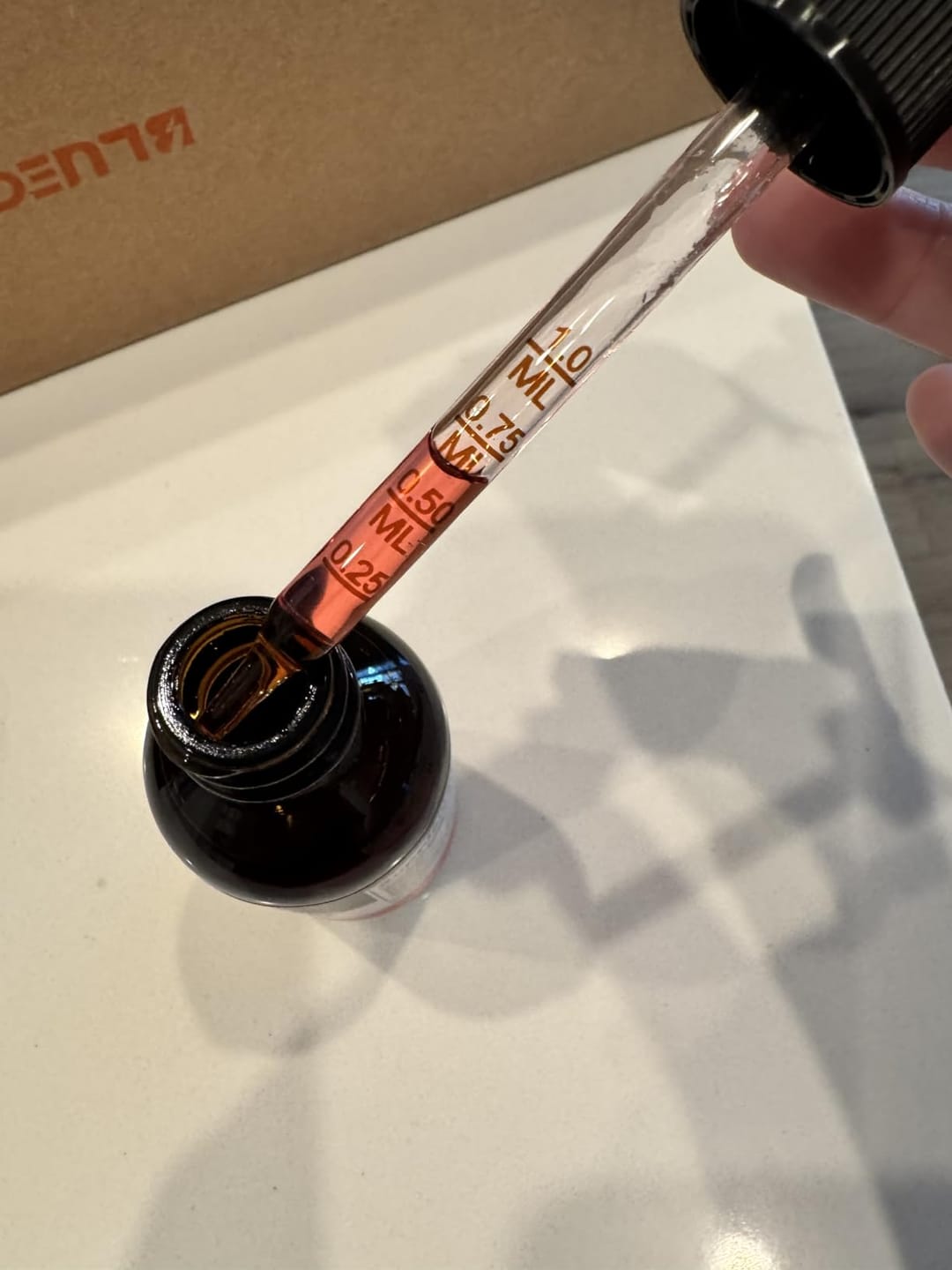 Customer photo review of Vitamin D3 10000 IU Plus K2 (MK-7) - Strawberry Flavor - 200 mcg Liquid Drops