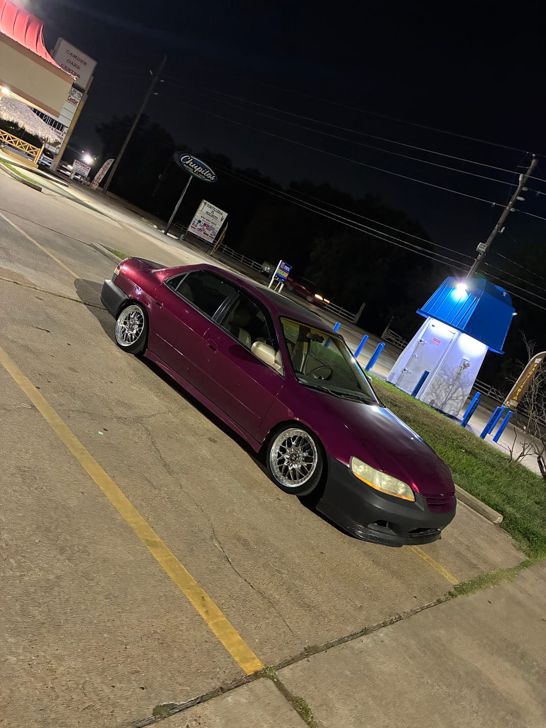 Customer photo review of Mallcas™ Glossy Metallic Glass Tower Red Vinyl Wrap (PET Liner)