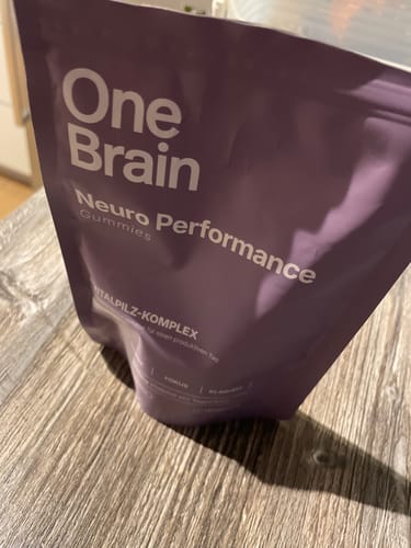 Customer photo review of OneBrain Vitalpilz Gummies