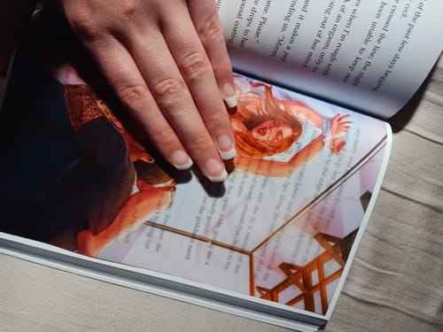 Customer photo review of The Bad Boy Rule Overlay Art Print [NSFW - 18+]