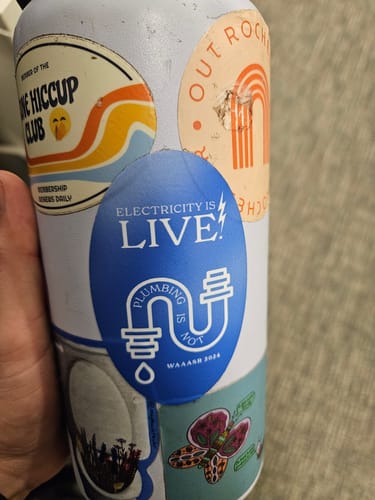 Customer photo review of Custom Die-Cut Stickers