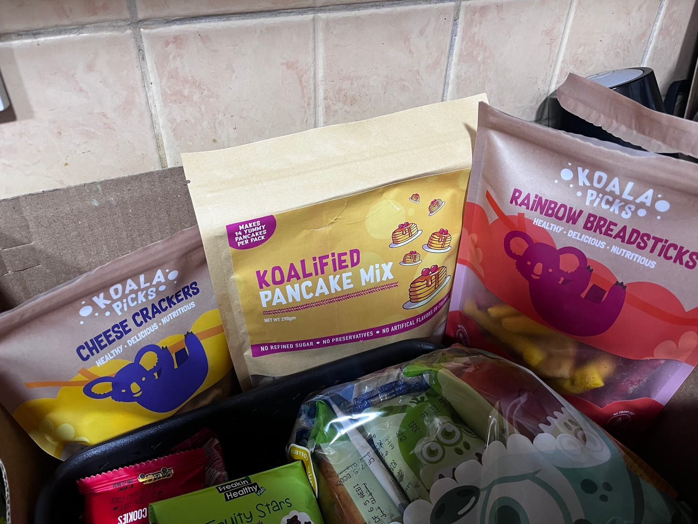 Customer photo review of Rainbow Breadsticks (120g)