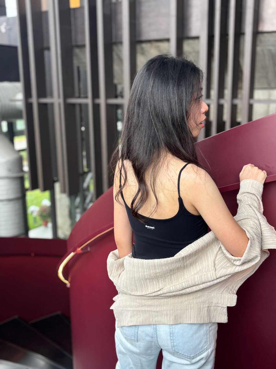 Customer photo review of Builtin Bra Camisole 短版吊帶背心BRA TOP