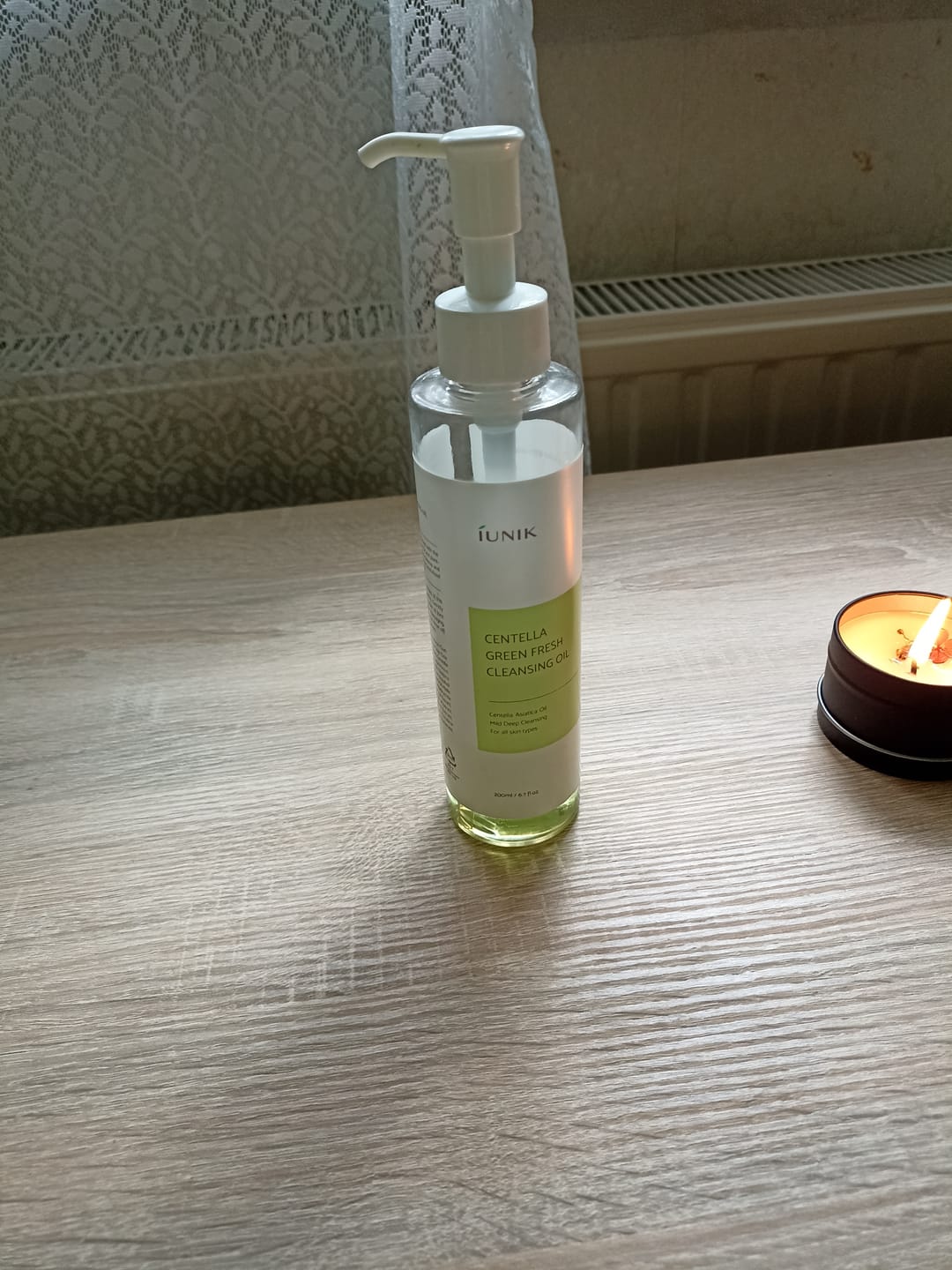 Customer photo review of Nomierinoša hidrofīlā eļļa ar kliņģerītēm iUnik Calendula Complete Cleansing Oil