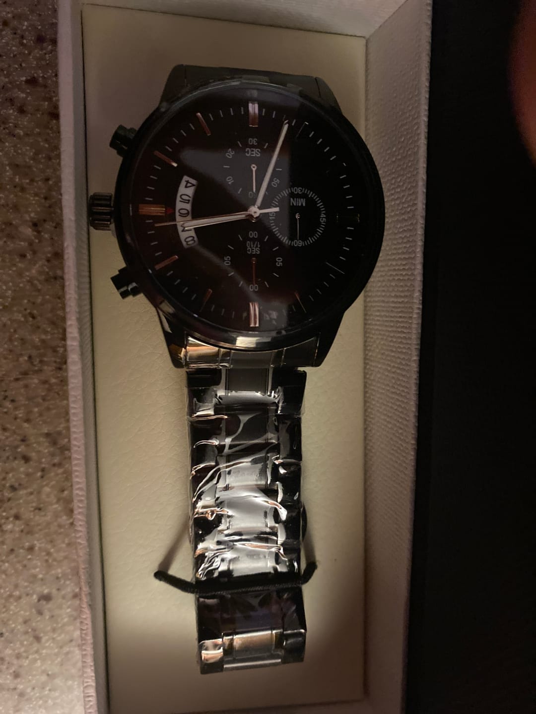 Customer photo review of To My Son-In-Law - Engraved Premium Watch - SS232S
