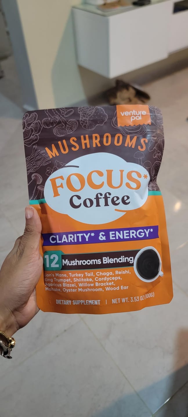 Customer photo review of 12 Mushrooms Focus Coffee - 40 Servings