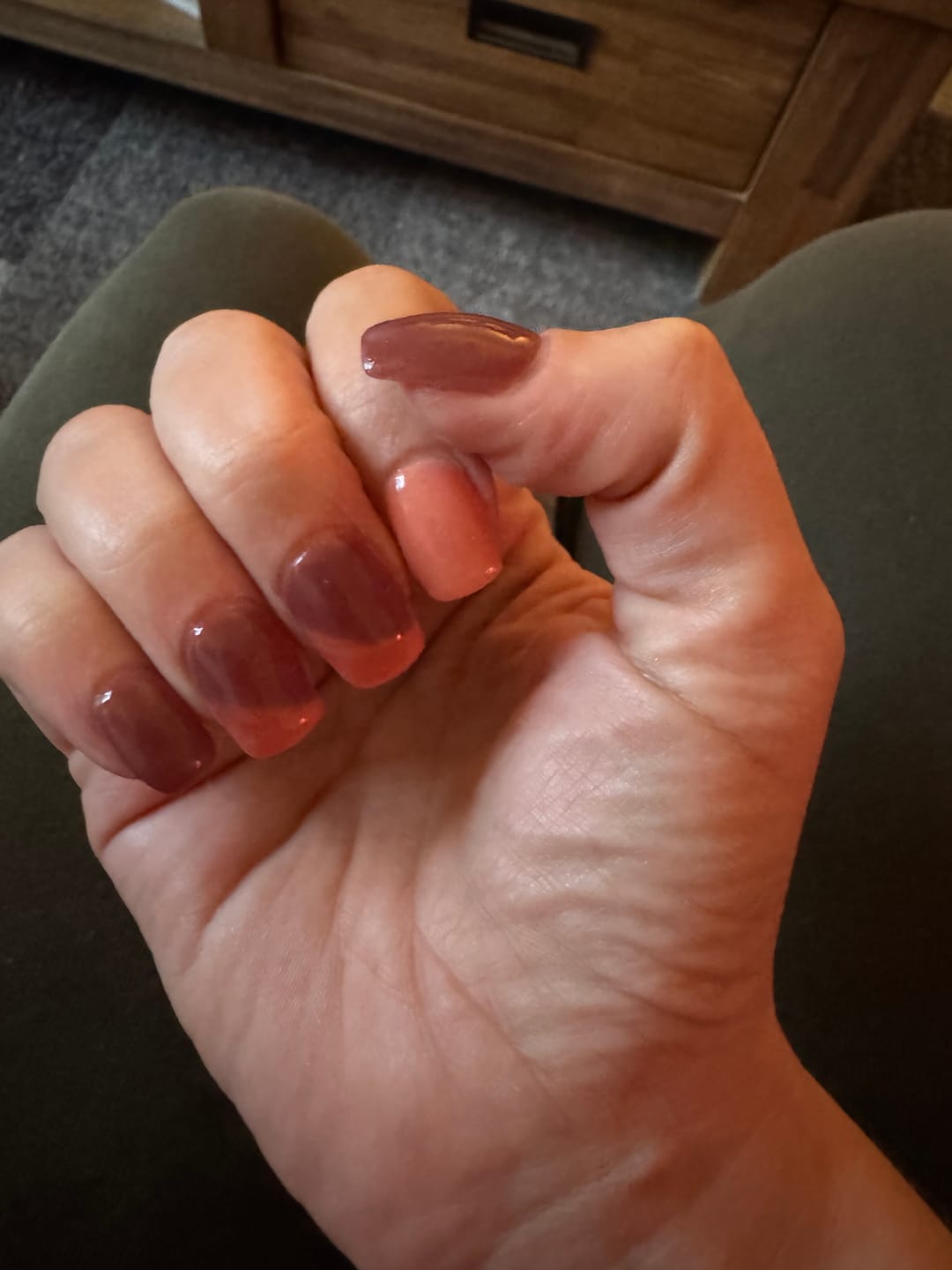 Customer photo review of Cedar Dipping Powder