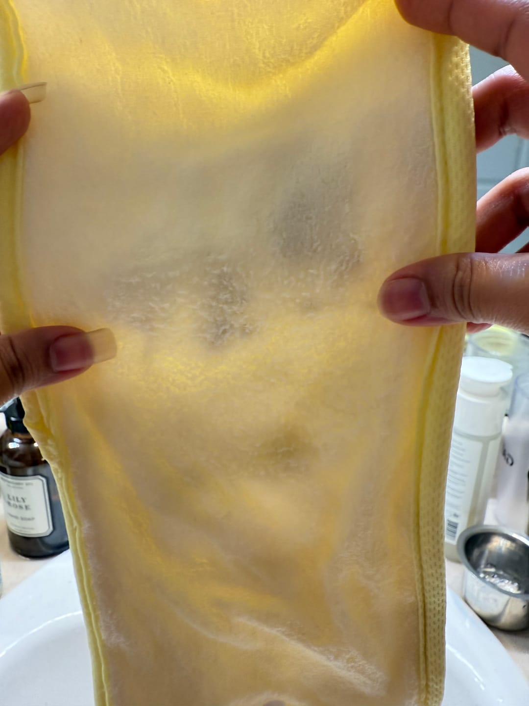 Customer photo review of 4-Layer Bamboo Viscose Cloth Diaper Insert
