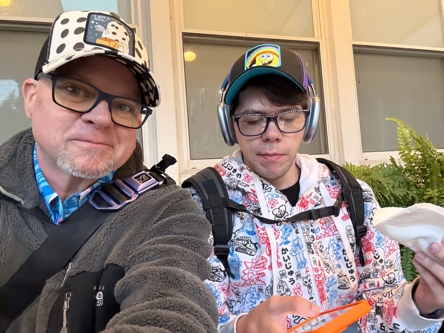 Customer photo review of OVERLORD X Peanuts: "I Got A Rock" Trucker Cap