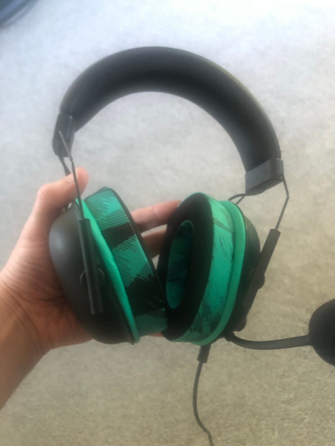 Customer photo review of WC FreeZe - Hybrid Cooling Gel Infused Gaming Earpads