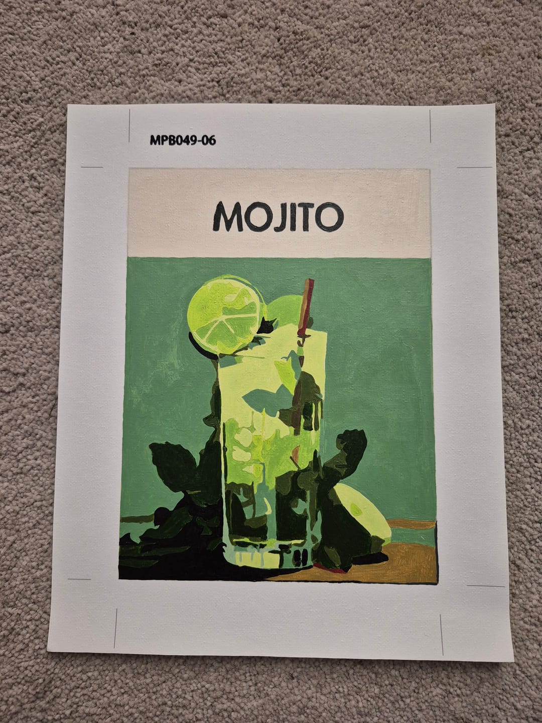 Customer photo review of 6 Mini Paintings - Cocktail Deluxe Set