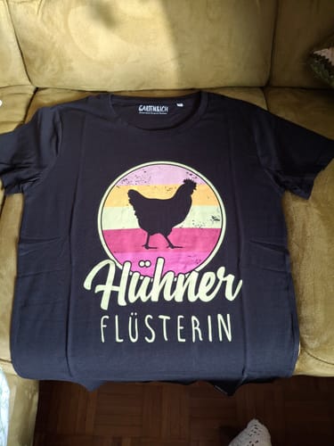 Customer photo review of Hühner Flüsterin - Damen Premium Organic Shirt