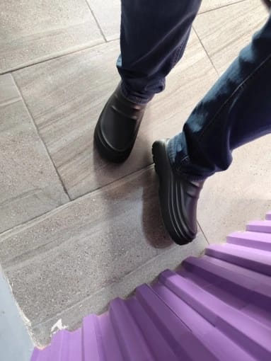 Customer photo review of Cloggies Klassisch Flauschig – Gesunde und rutschfeste Komfort-Clogs