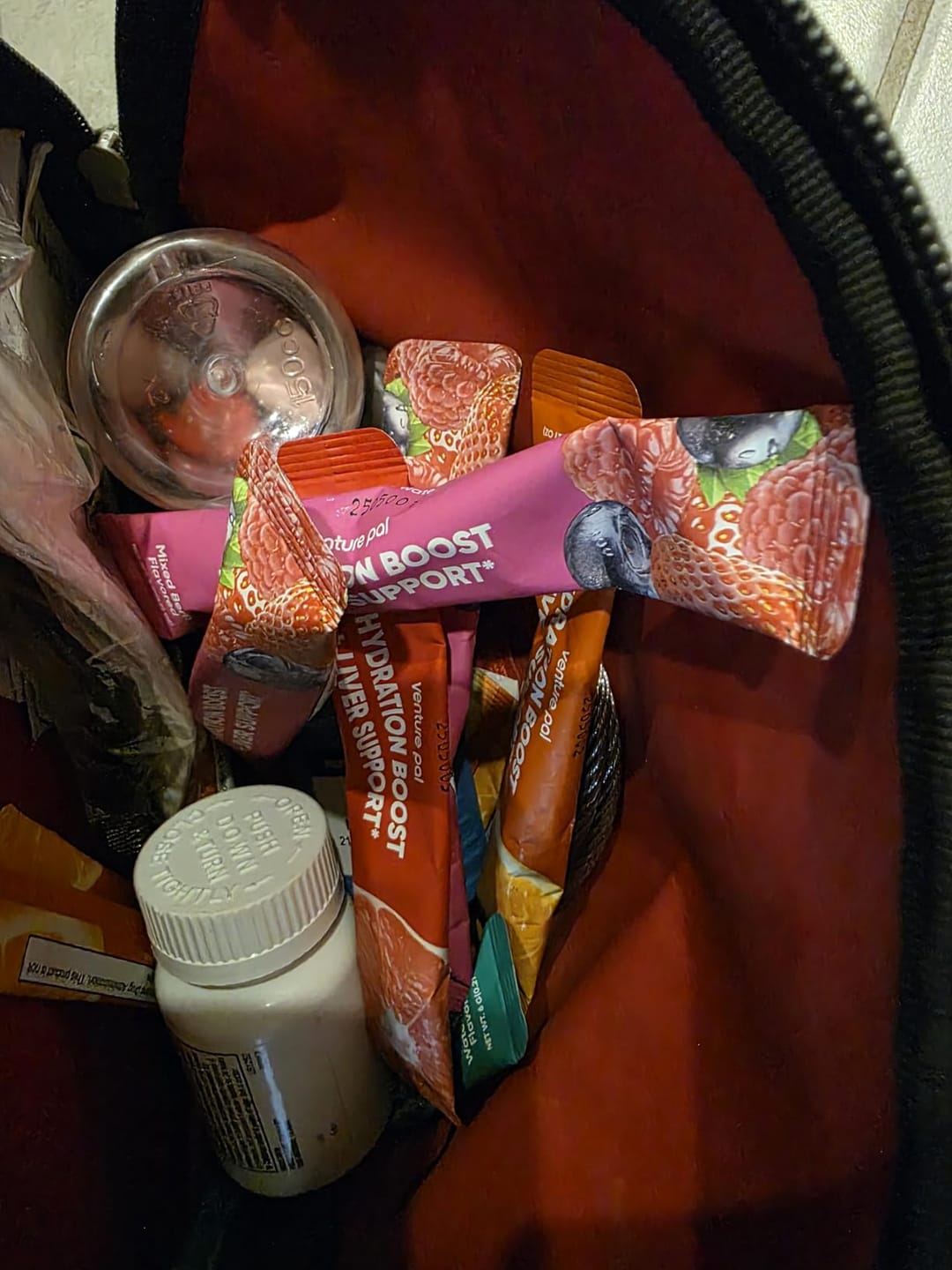 Customer photo review of Liver Support Sugar Free Electrolyte Powder Packets - Variety- 16 Sticks