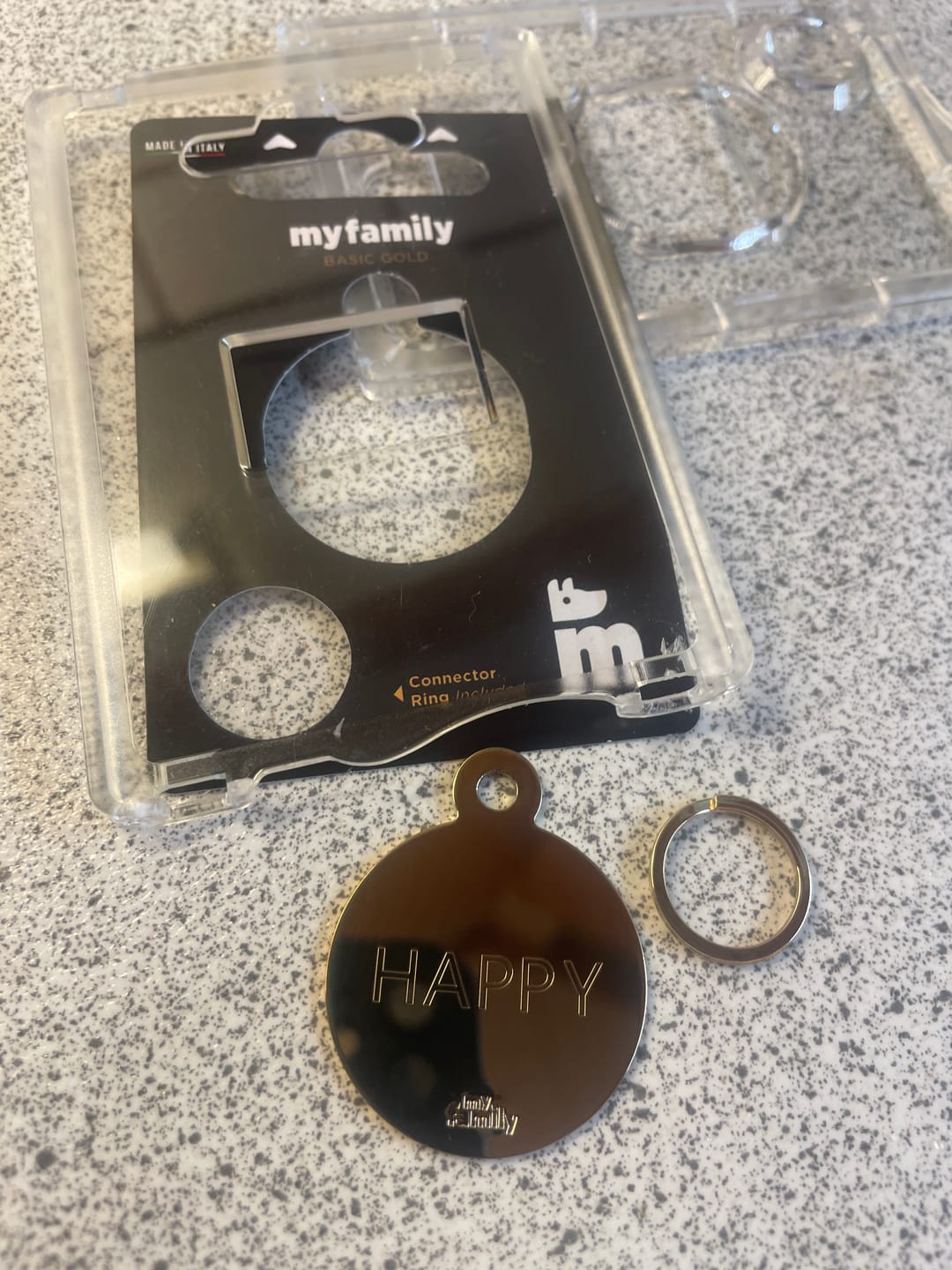 Customer photo review of Hundetegn Basic - Cirkel, Guld