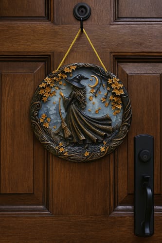 Customer photo review of Hexenpforte™ - das magische Türschild