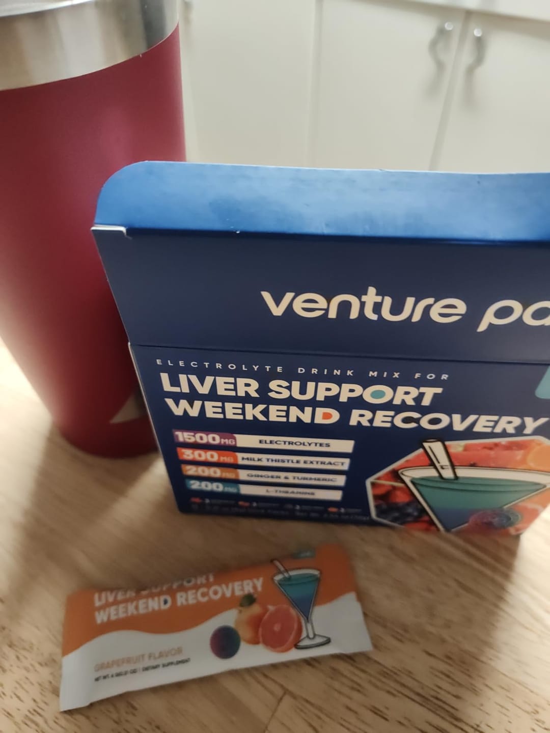 Customer photo review of Liver Support Sugar Free Electrolyte Powder Packets - Variety- 16 Sticks
