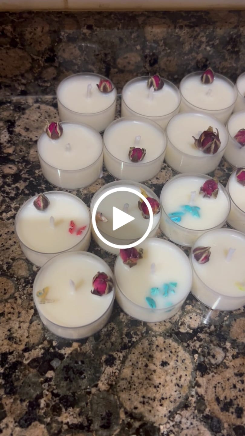 Customer video review of MECHAS PARA VELAS DE TÉ