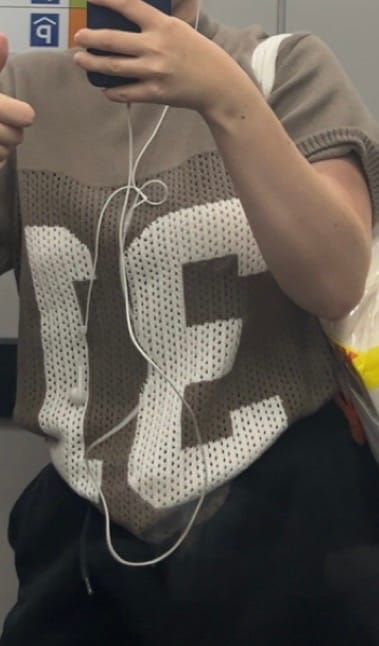 Customer photo review of KNIT JERSEY TAUPE