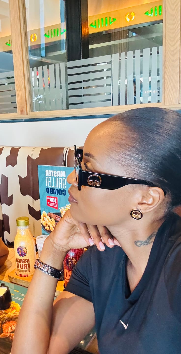 Customer photo review of Era Clear Lens Empire Sunglasses