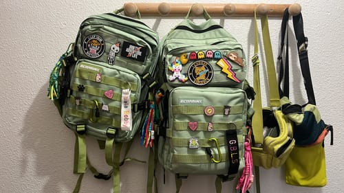 Customer photo review of Mochila Táctica 25L All In Kiwi